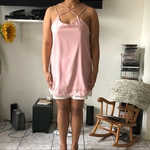 Pink dress from final touch